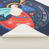 Vrede op aarde Angel Design Sherpa Deken (3/4)