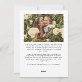 Vrede op aarde boog kerstfoto feestdagenkaart (Achterkant)