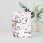 Vrede op aarde - Briefkaart voor een goed doel (Staand voorkant)