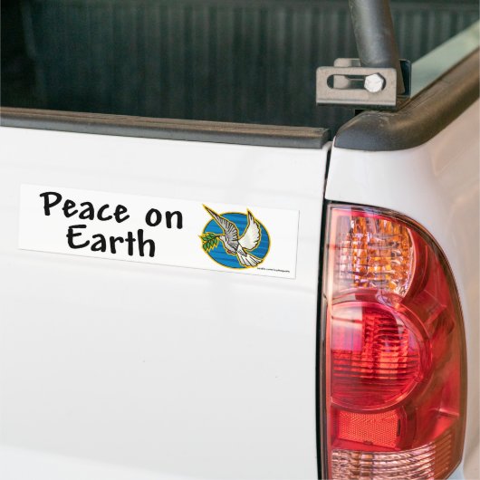 Vrede op aarde bumpersticker (Op Truck)