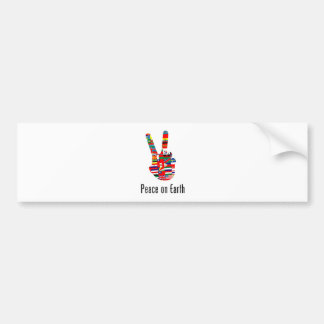 Vrede op aarde bumpersticker