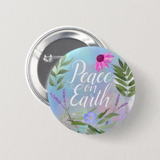 Vrede op Aarde Button (Voorkant /achterkant)