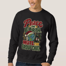 Vrede op Aarde Demp de Groepschat Grappig Kerstmis