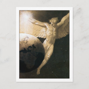 Vrede op aarde door Sascha Schneider Briefkaart