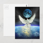 Vrede op Aarde Dove voor Vrede Kerstmis Briefkaart (Voorkant / Achterkant)