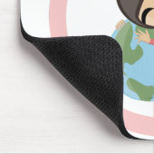 "Vrede op aarde" Emily Mousepad Muismat (Hoek)