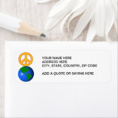 Vrede op aarde etiket (Insitu)