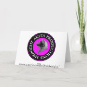 Vrede op aarde feestdagen kaart (Achterkant)