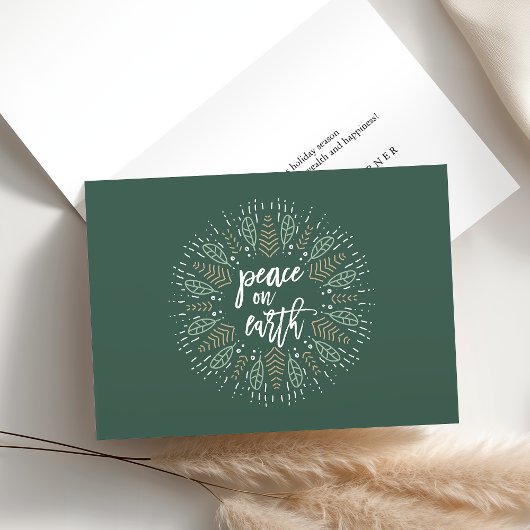 Vrede op Aarde Feestdagen Kaart
