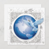 Vrede op aarde feestdagenkaart (Voorkant / Achterkant)