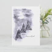 Vrede op aarde feestdagenkaart (Staand voorkant)