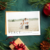 VREDE op aarde Foto Kerstgroet Feestdagenkaart