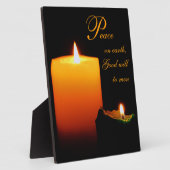 Vrede, op Aarde, Goede wil aan mannen Fotoplaat (Zijkant)