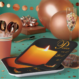 Vrede, op Aarde, Goede wil aan mannen Papieren Bordje