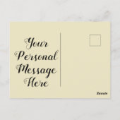 Vrede op aarde, goodwill voor Mannen Briefkaart (Achterkant)