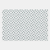 Vrede op Aarde groene kerstmis Inpakpapier Vel (Voorkant 2)