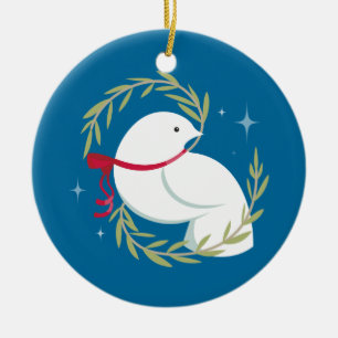 Vrede op aarde keramisch ornament