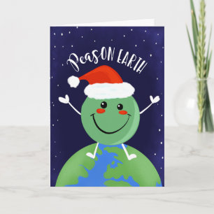 vrede op aarde kerst pea kunst grappige pun gade kaart
