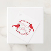 Vrede op aarde kerstcadeautjes bedankjes labels (In situ)