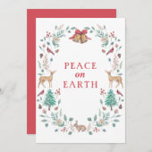 Vrede op Aarde - Kerstkaart - Geen foto (Voorkant / Achterkant)
