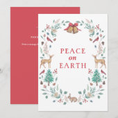 Vrede op Aarde - Kerstkaart - Zonder foto (Voorkant / Achterkant)