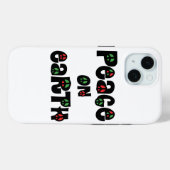 Vrede op aarde kerstmis Case-Mate iPhone case (Achterkant (horizontaal))