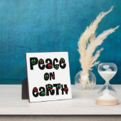 Vrede op aarde kerstmis fotoplaat (Insitu)