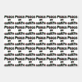 Vrede op aarde kerstmis inpakpapier vel (Voorkant)