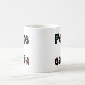 Vrede op aarde kerstmis koffiemok (Center)