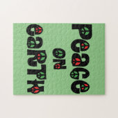 Vrede op aarde kerstmis legpuzzel (Horizontaal)