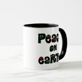 Vrede op aarde kerstmis mok (Voorkant rechts)