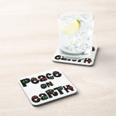 Vrede op aarde kerstmis onderzetter (Rechterzijde)