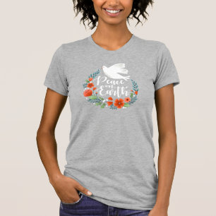 Vrede op Aarde kerstmis T-shirt
