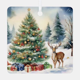 Vrede op aarde Kerstwouden Metalen Ornament
