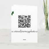 Vrede op Aarde Kunst Kerstkaart Feestdagen Kaart (Achterkant)