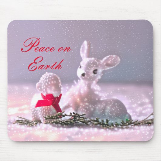 Vrede op aarde Mousepad Muismat (Voorkant)