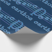 Vrede op Aarde Musical Pattern Cadeaupapier (Hoek)
