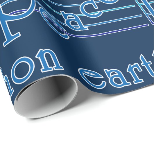 Vrede op Aarde Musical Pattern Cadeaupapier (Rol Hoek)