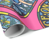 Vrede op Aarde Pre-Raphaelite glas in lood Cadeaupapier (Rol Hoek)