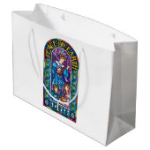 Vrede op Aarde Pre-Raphaelite grote geschenkzak Large Cadeauzakje (Achterkant Gekanteld)
