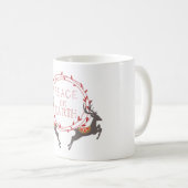 Vrede op Aarde rendiervakantie Koffiemok (Voorkant rechts)