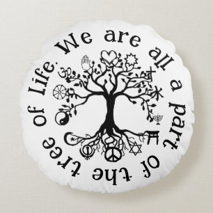 Vrede op aarde rond kussen