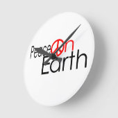 Vrede op aarde ronde klok (Hoek)