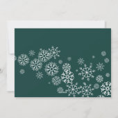 Vrede op aarde | Snowflake 3 Foto-collage Feestdagenkaart (Achterkant)