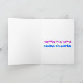 vrede op aarde Songstress Feestdagen Kaart (Binnen)