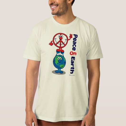 Vrede op aarde t-shirt (Voorkant)