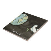 Vrede op Aarde Tile Tegeltje (Zijkant)
