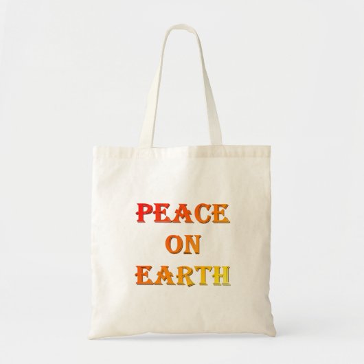 Vrede op aarde tote bag (Voorkant)