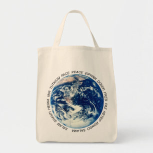 Vrede op aarde tote bag