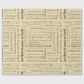 Vrede op Aarde Typografie Cadeaupapier (Vlak)